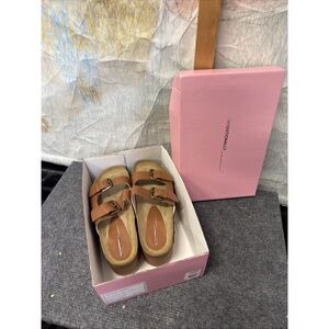 Free People Intentionally cooper 2Breaker Sandal Chestnut Size 40 Brand New